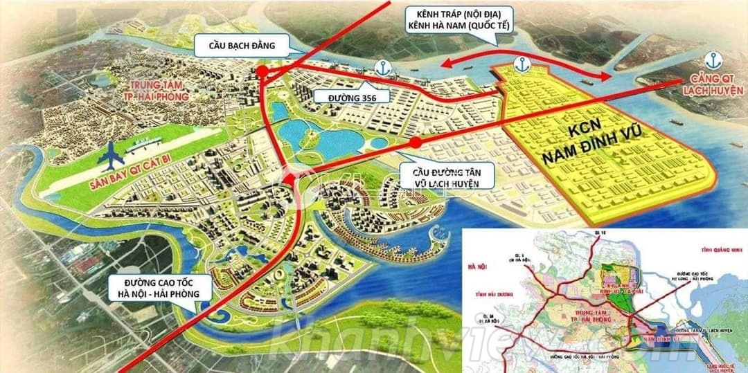 Đất công nghiệp Nam Đình Vũ Hải Phòng