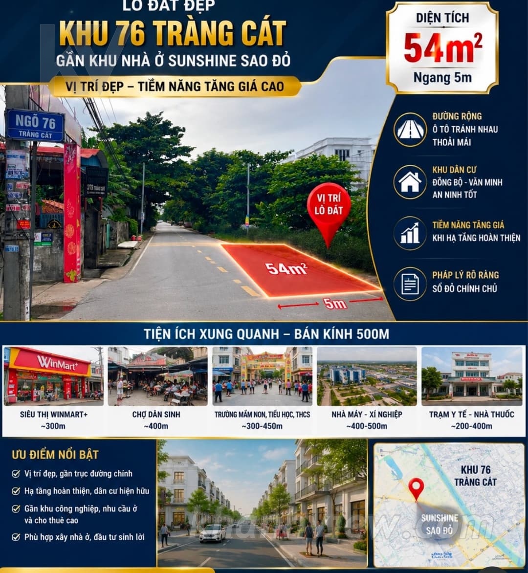 Đất Tràng Cát Hải Phòng
