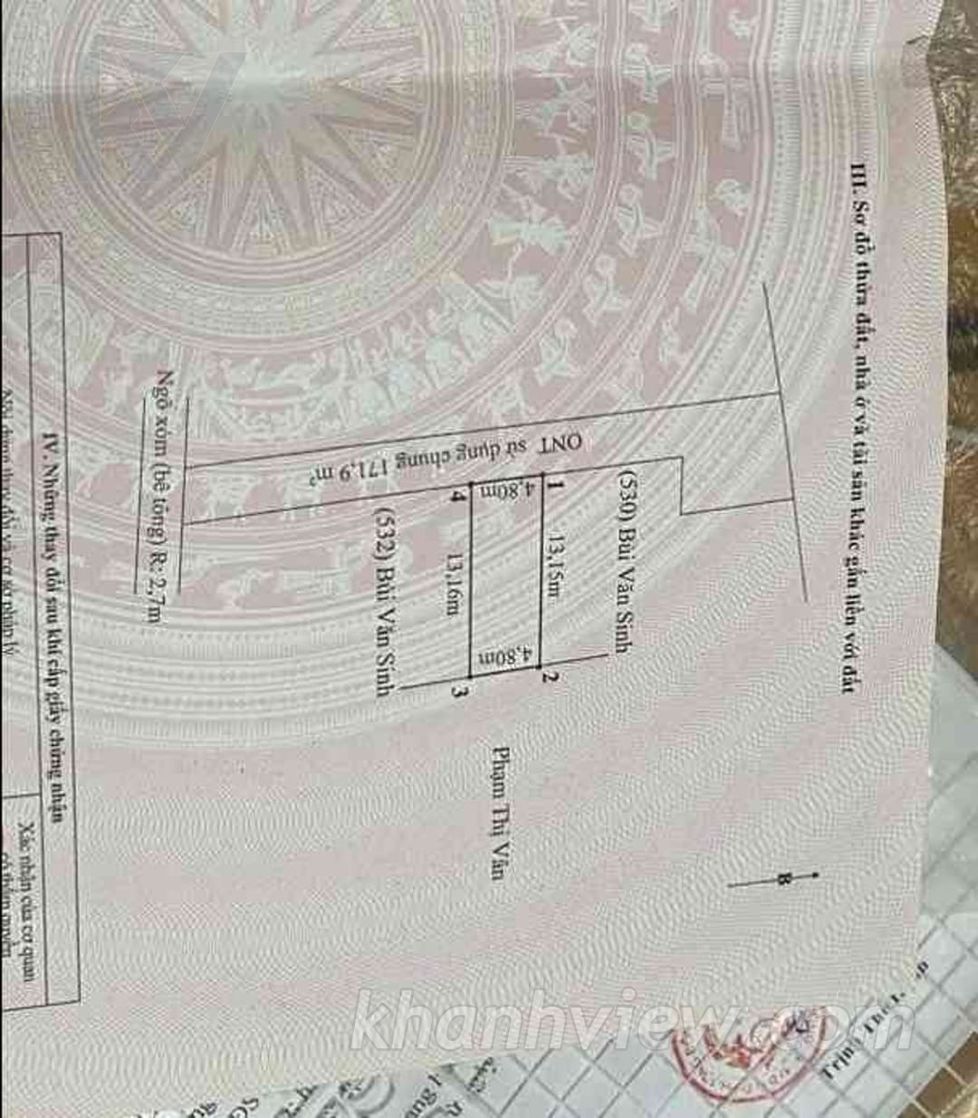 Ảnh thực tế lô đất Thượng Trang 5