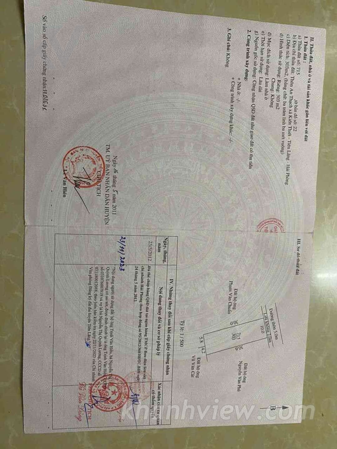 Thực tế đất Kiến Thiết Tiên Lãng ảnh 6