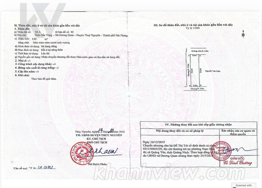 Đất Dương Quan Thủy Nguyên 3
