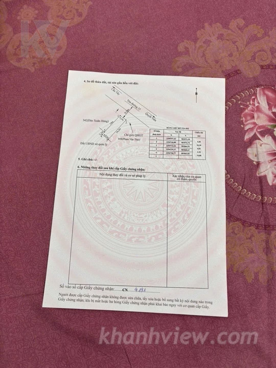 Thực tế mặt đường 25 Tiên Lãng 4