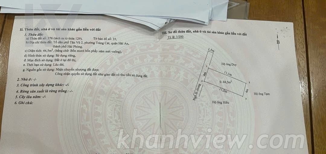 Ảnh thực tế đất Tràng Cát 8