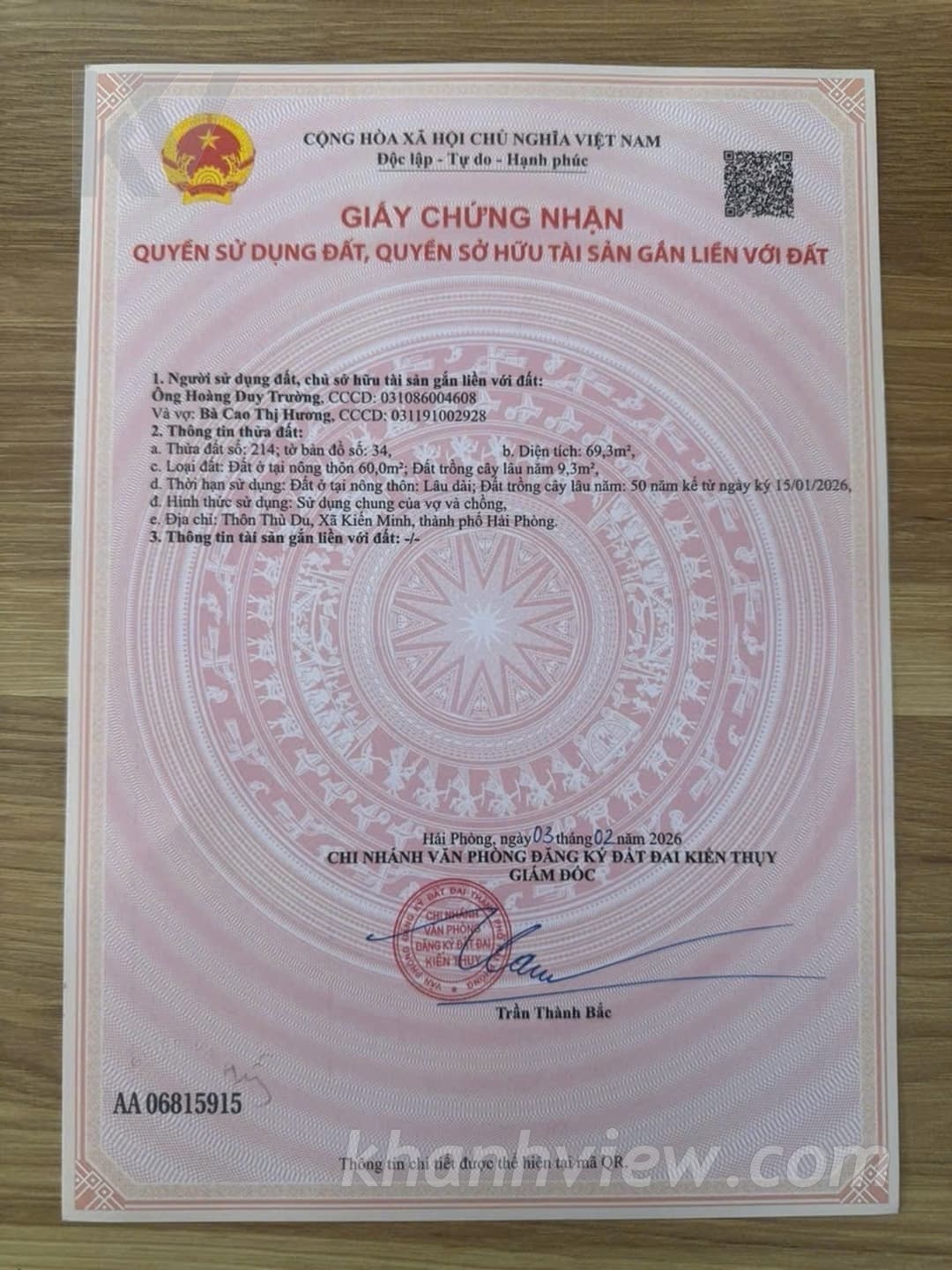 Thực tế đất Kiến Minh 3