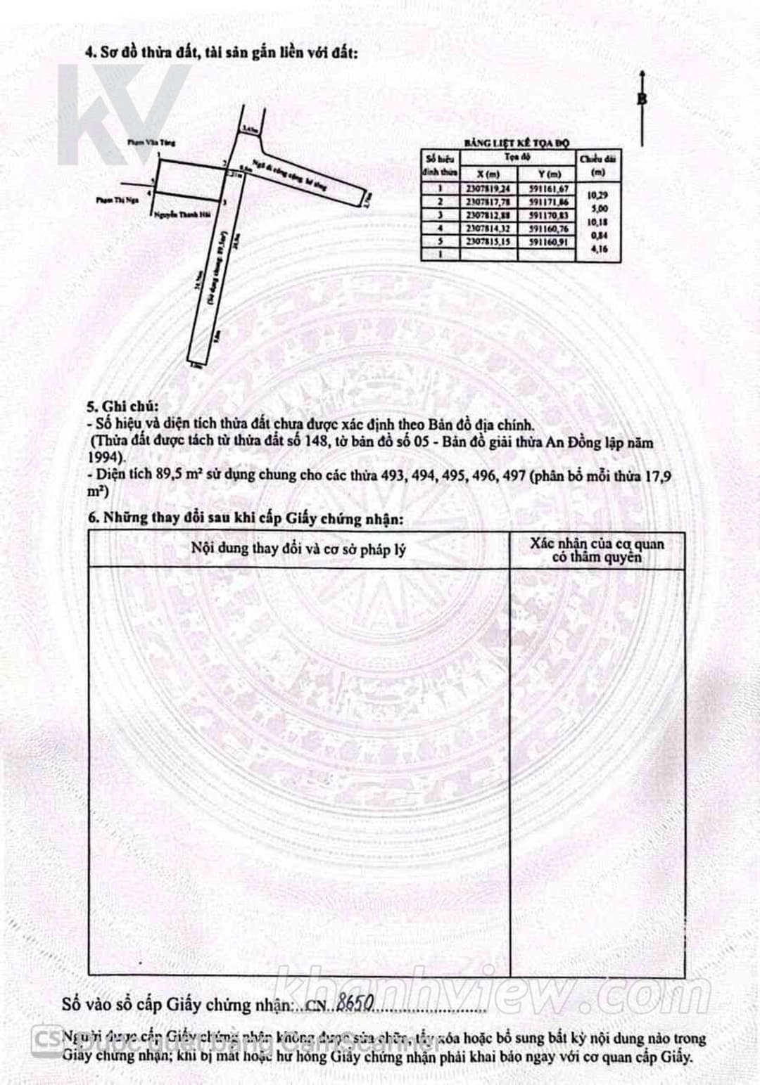 Ảnh đất Văn Tra 9