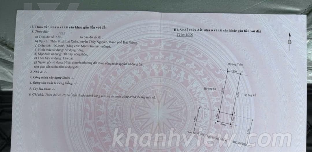 Ảnh thực tế lô đất Lại Xuân 5