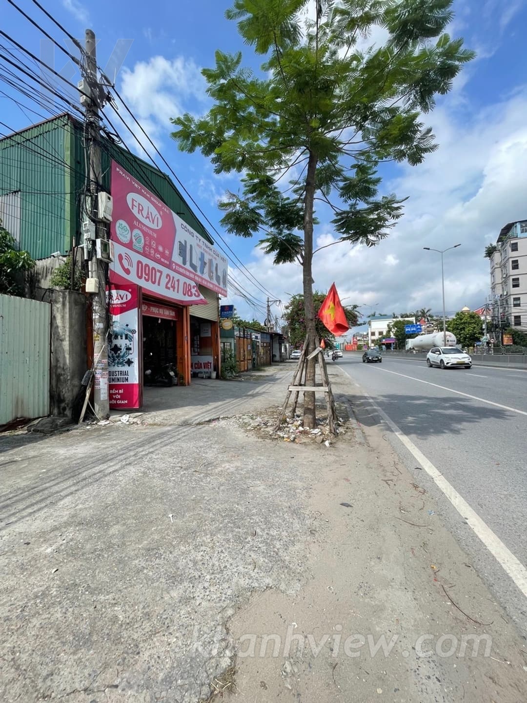 Mặt đường Nguyễn Bỉnh Khiêm Hải Phòng