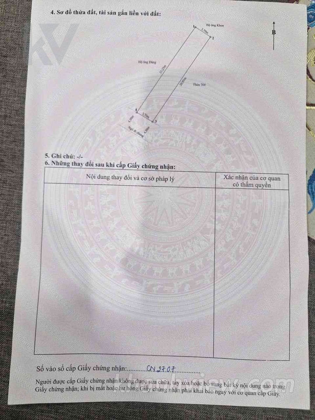 Nhà Thiên Lôi có thang máy