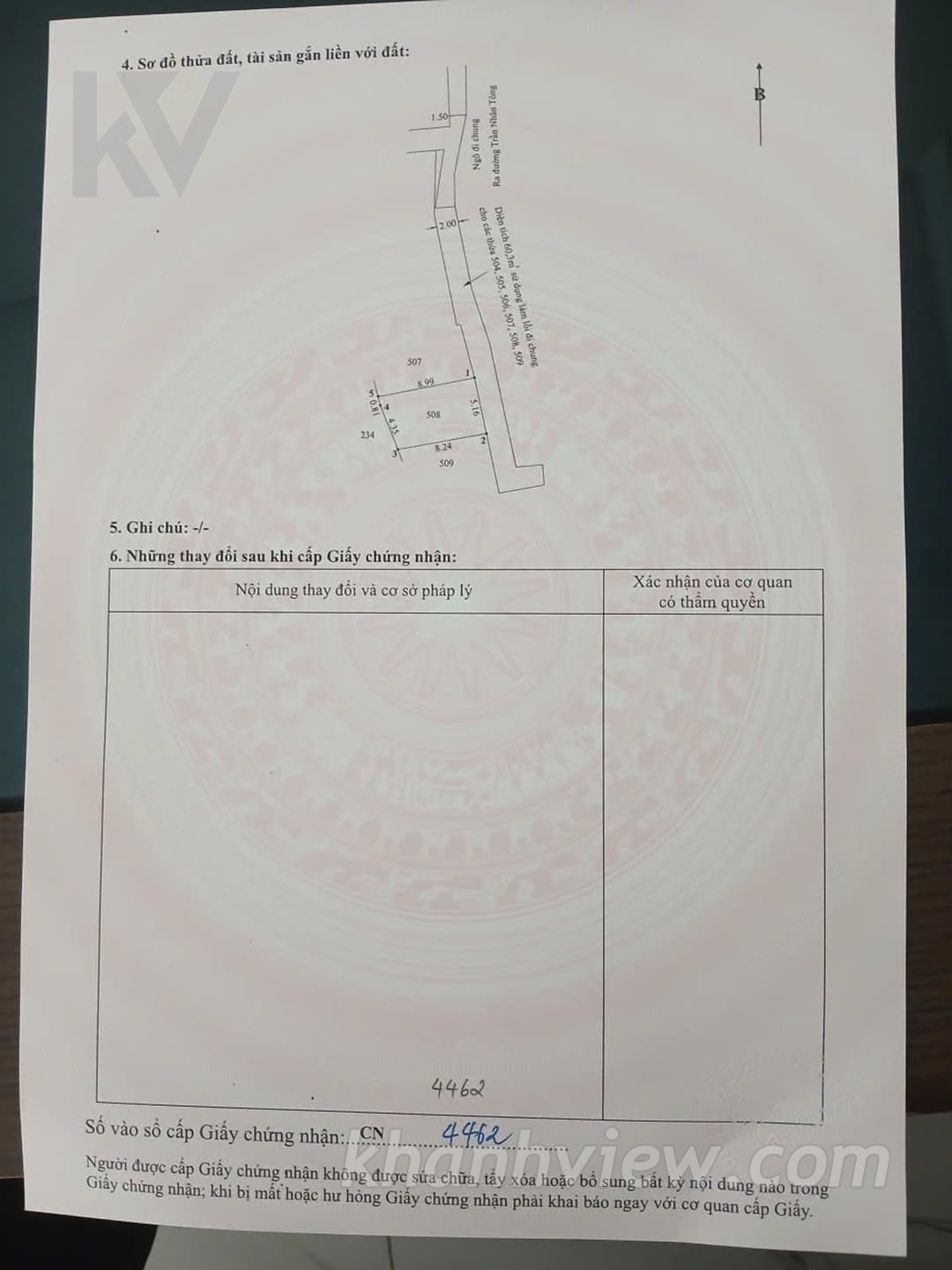 Ảnh thực tế nhà Trần Nhân Tông 6
