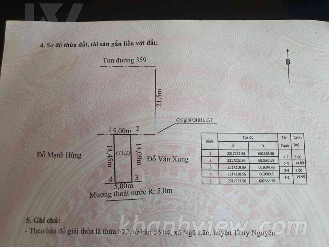 Đất mặt đường 359 Phạm Ngũ Lão Thủy Nguyên ảnh 6