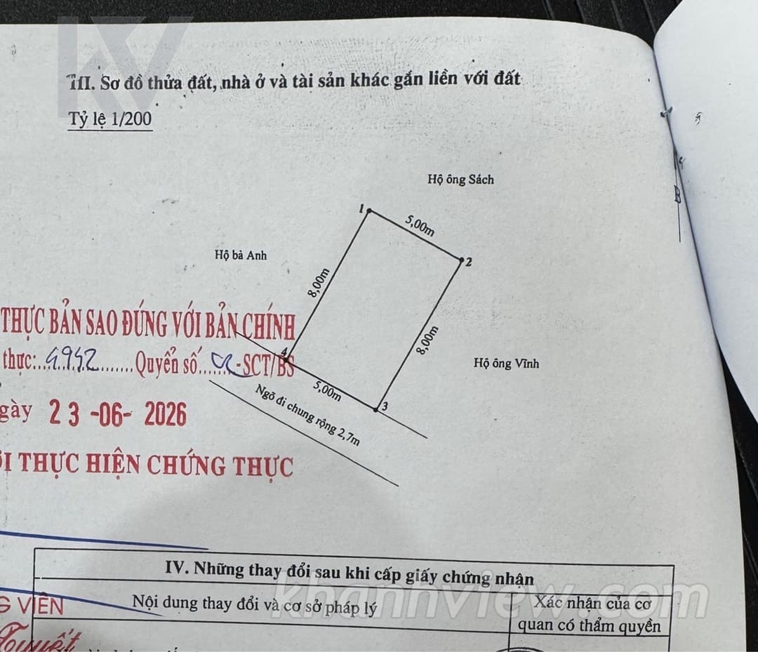 Ảnh thực tế nhà Trực Cát 11