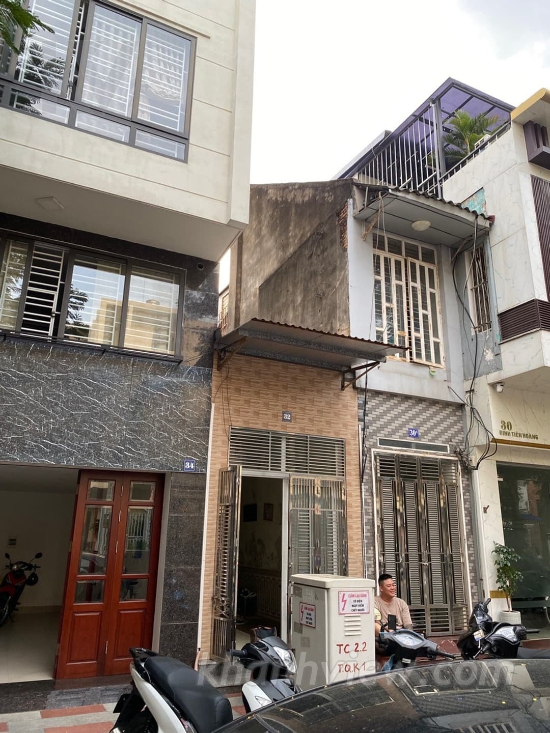 Mặt phố Đinh Tiên Hoàng Hải Phòng