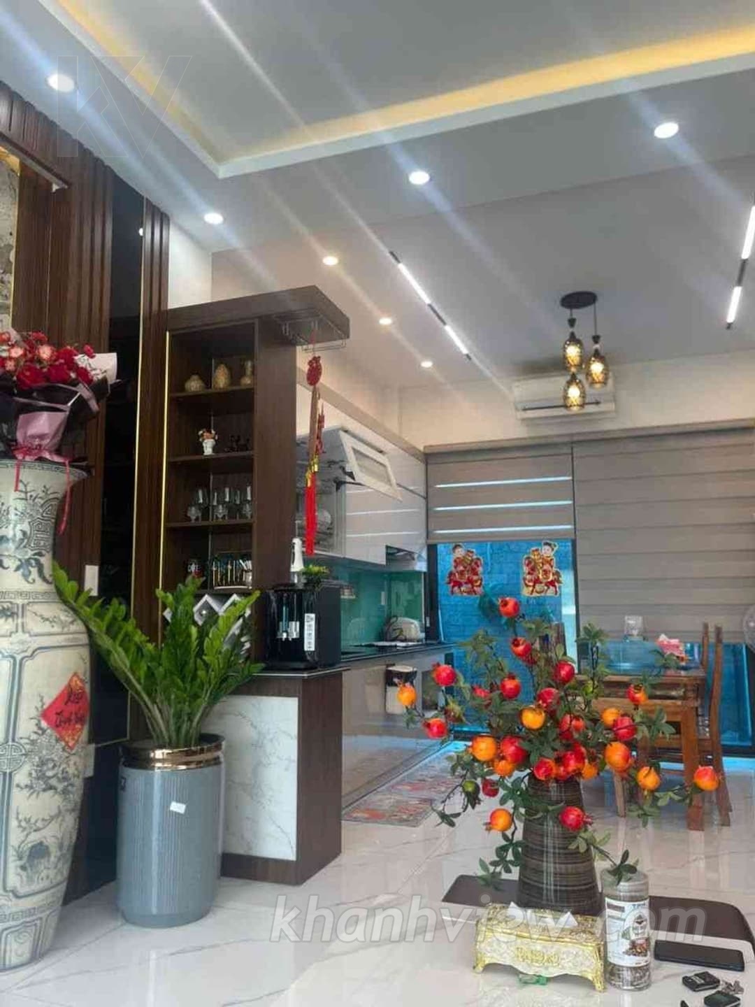 Phòng khách nhà đẹp Hải Phòng