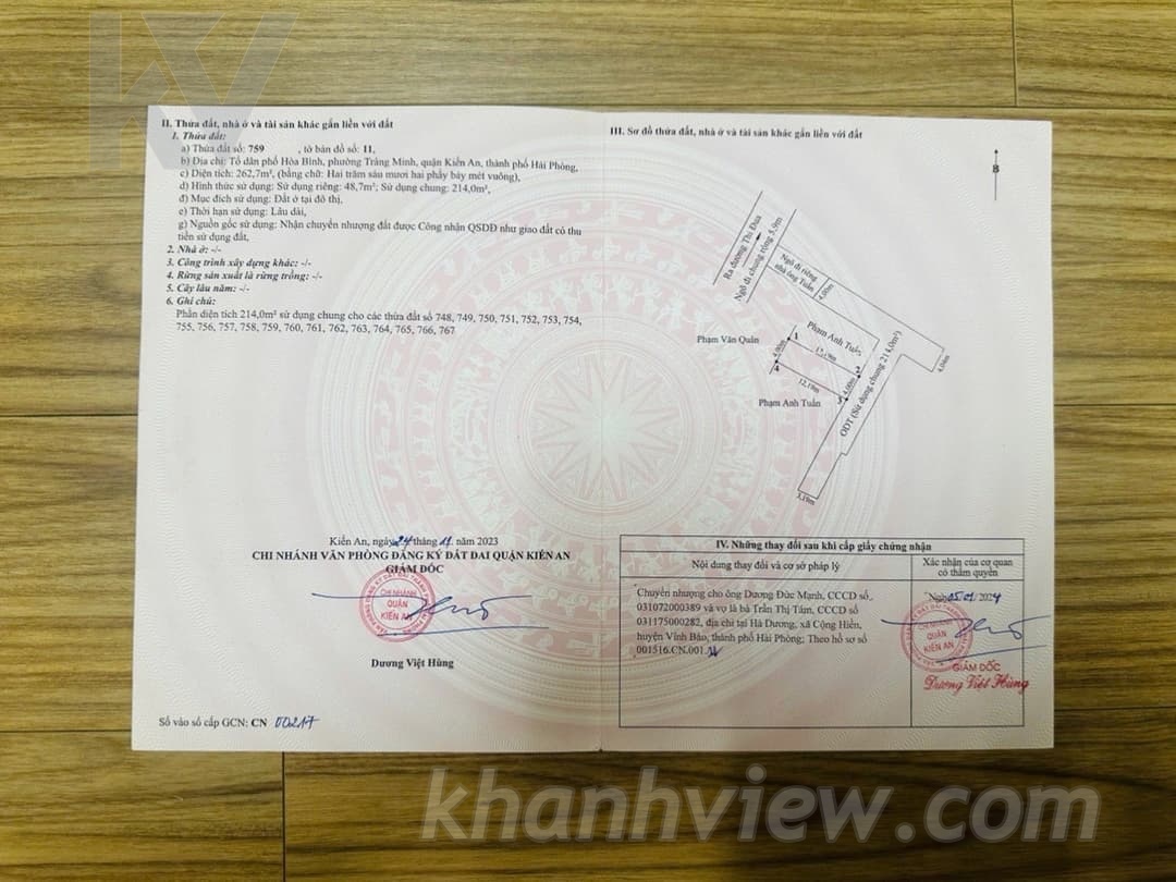 Ảnh đất Tràng Minh Kiến An 6